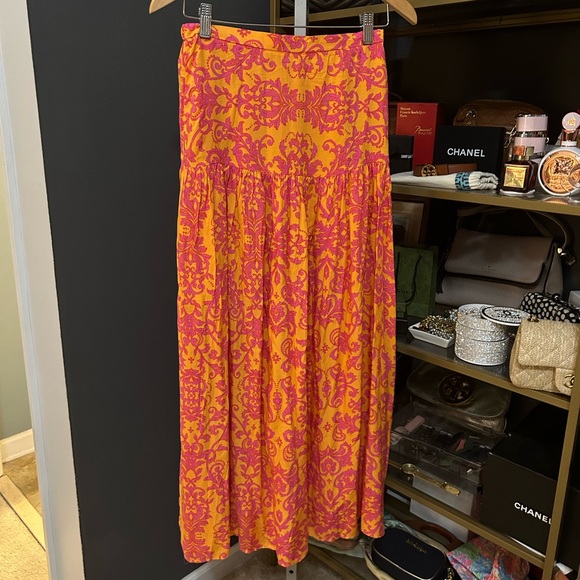 Anthropologie Dresses & Skirts - Anthro Able the Label Maya Maxi Skirt Pink Orange Small